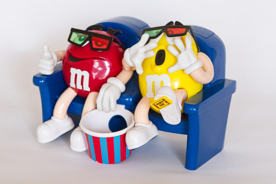 M&M Theater Candy Dispenser $5